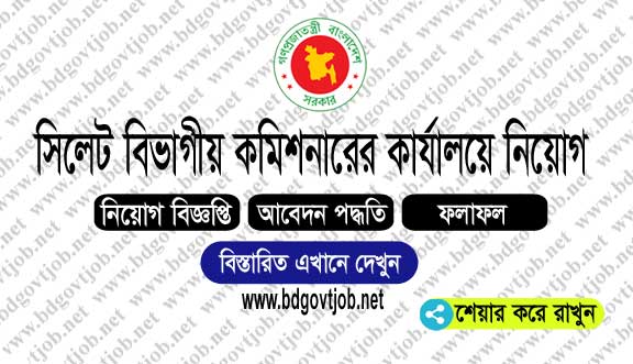 Sylhet Division DIVSL Job Circular